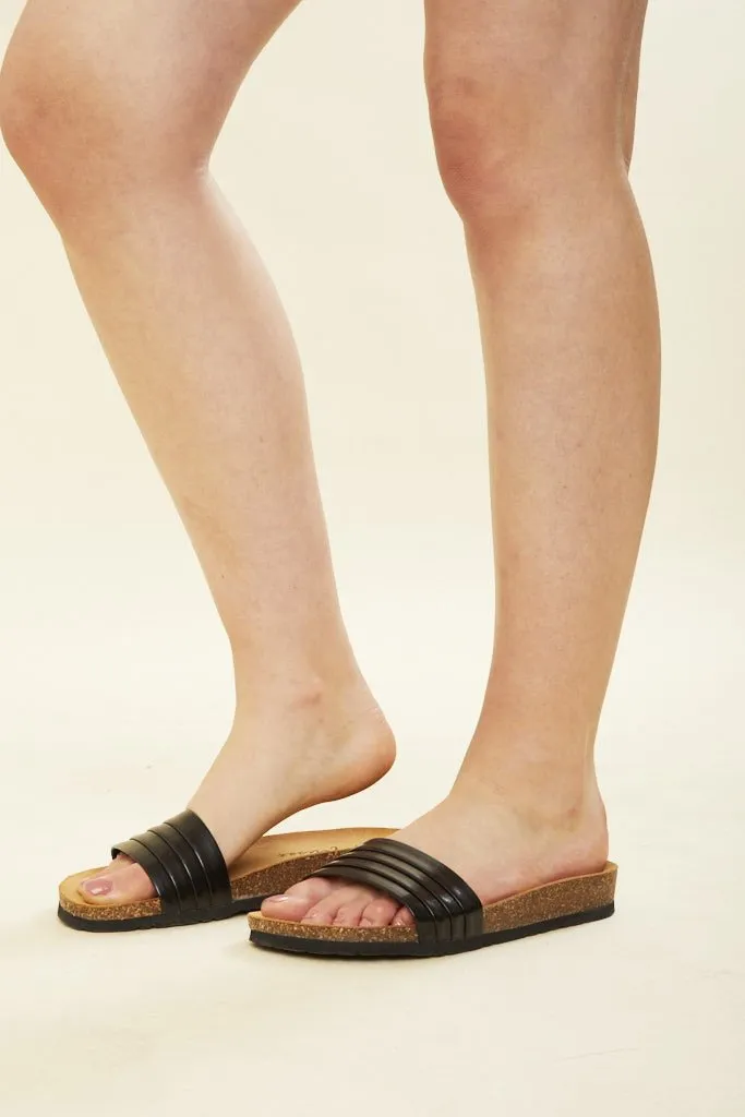 Black Santos Slides