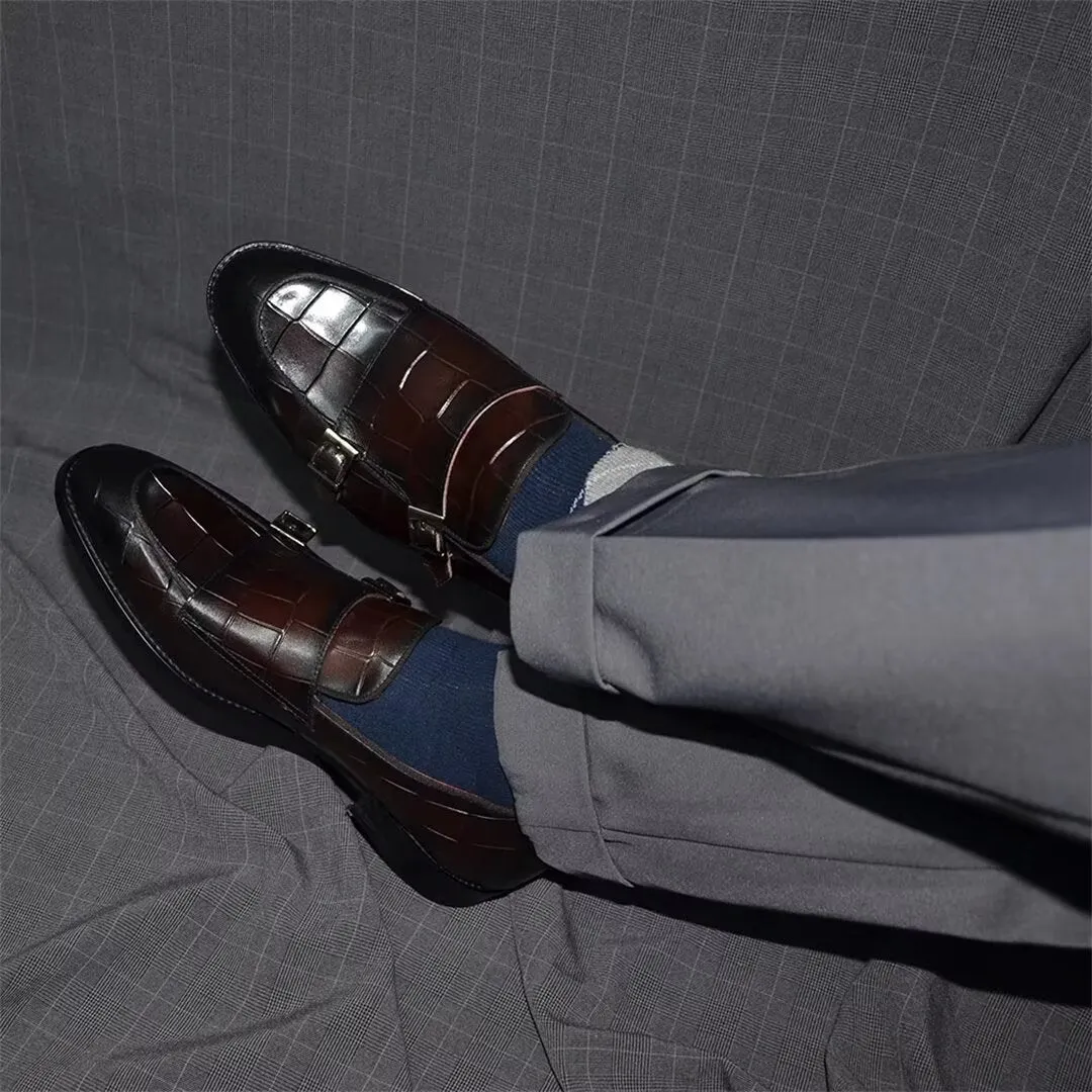 Croctex Silvareign Monk Slip-Ons