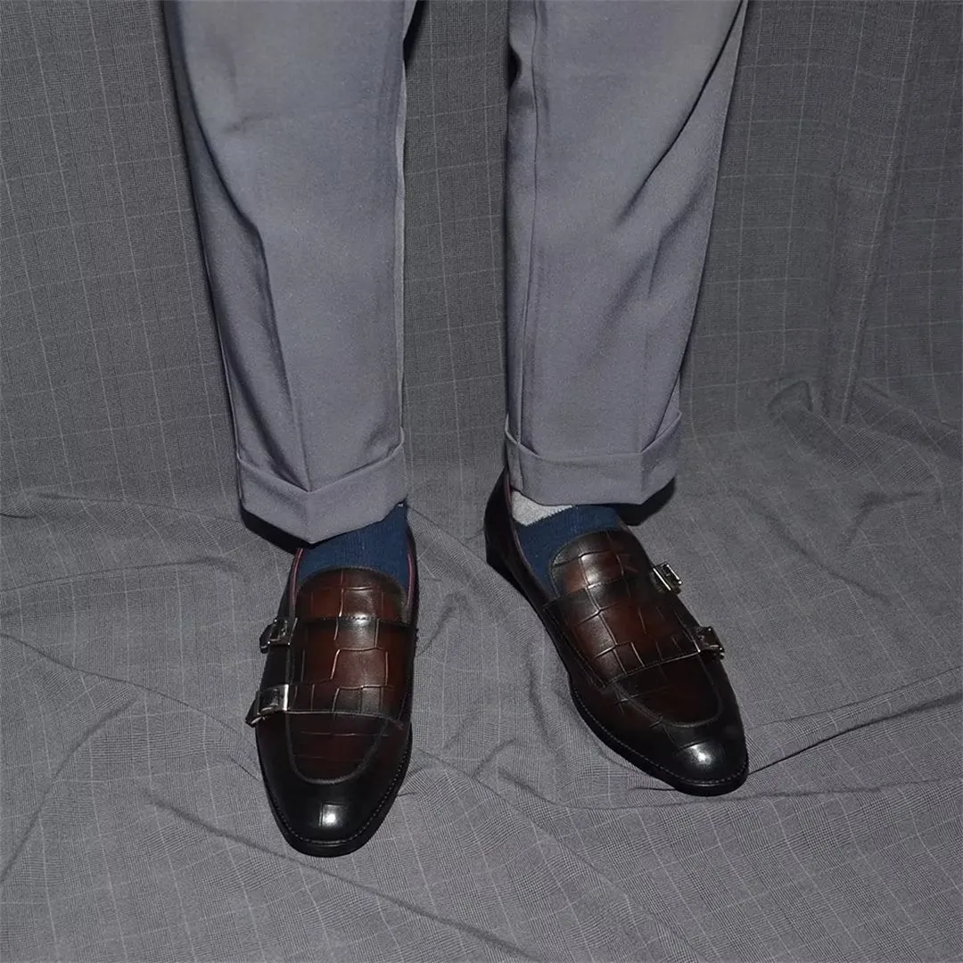 Croctex Silvareign Monk Slip-Ons