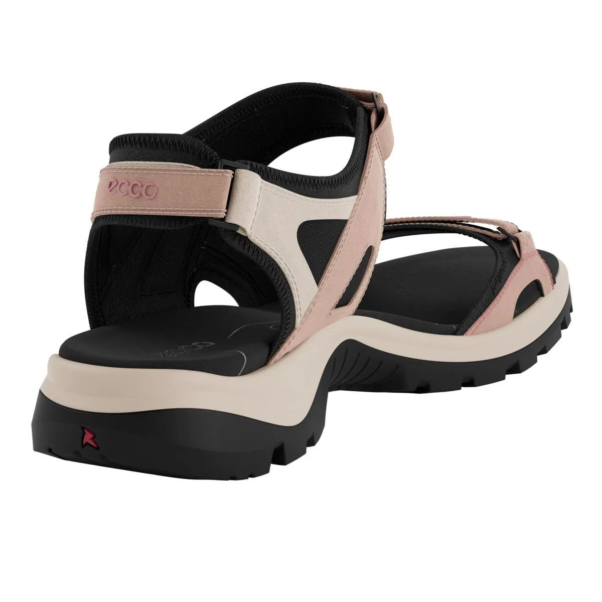 Ecco Women's Offroad Sandals- Rose Dust/ Limestone