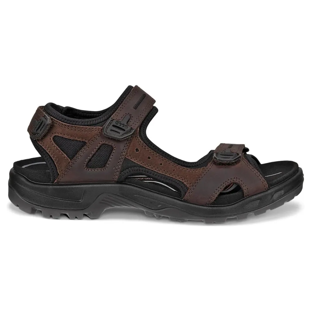 Ecco Yucatan Mocha Nubuck Sport Sandal (Men's)