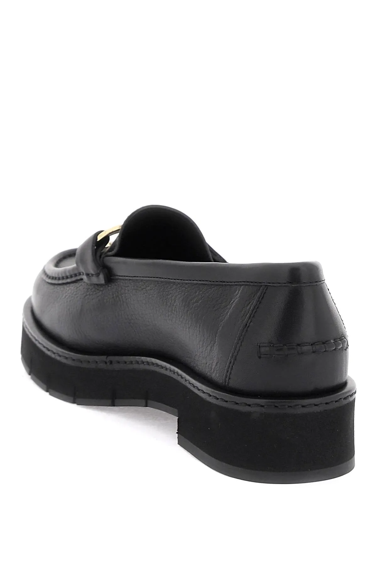 Ferragamo Gancini Buckle Loafers