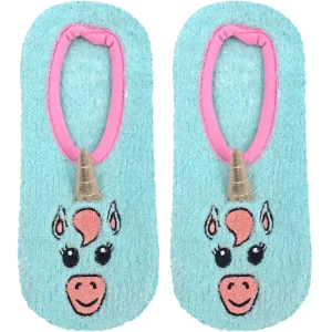 Fuzzy Unicorn Slippers