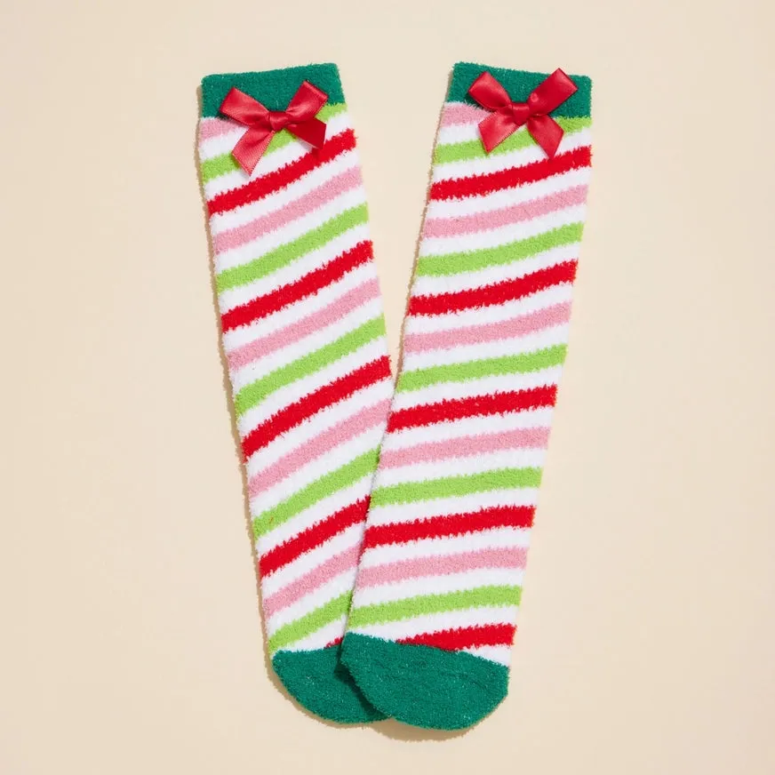 Grinch Christmas Fuzzy Socks Assorted Pack of 4