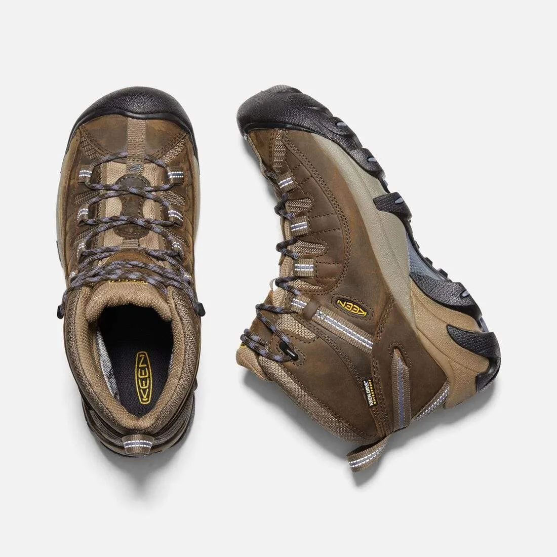 Keen Women's Targhee II Mid Waterproof Hiking Boots- Slate Black/ Flint Stone
