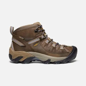 Keen Women's Targhee II Mid Waterproof Hiking Boots- Slate Black/ Flint Stone