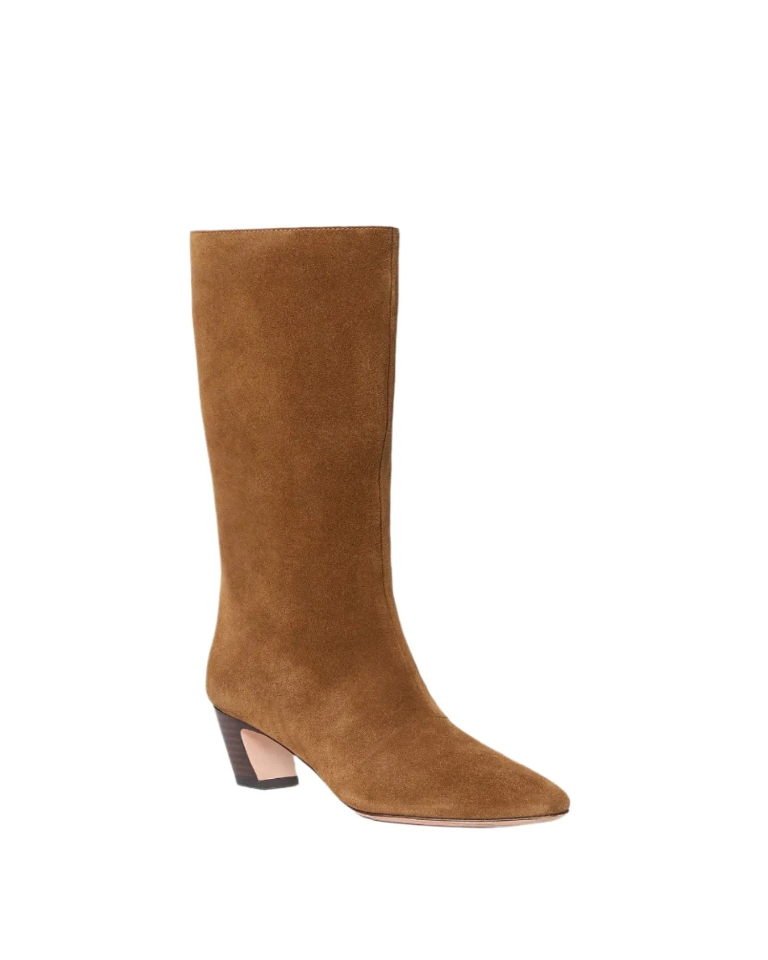 Loeffler Randall Cleo Kicked Heel Calf Boot in Cacao