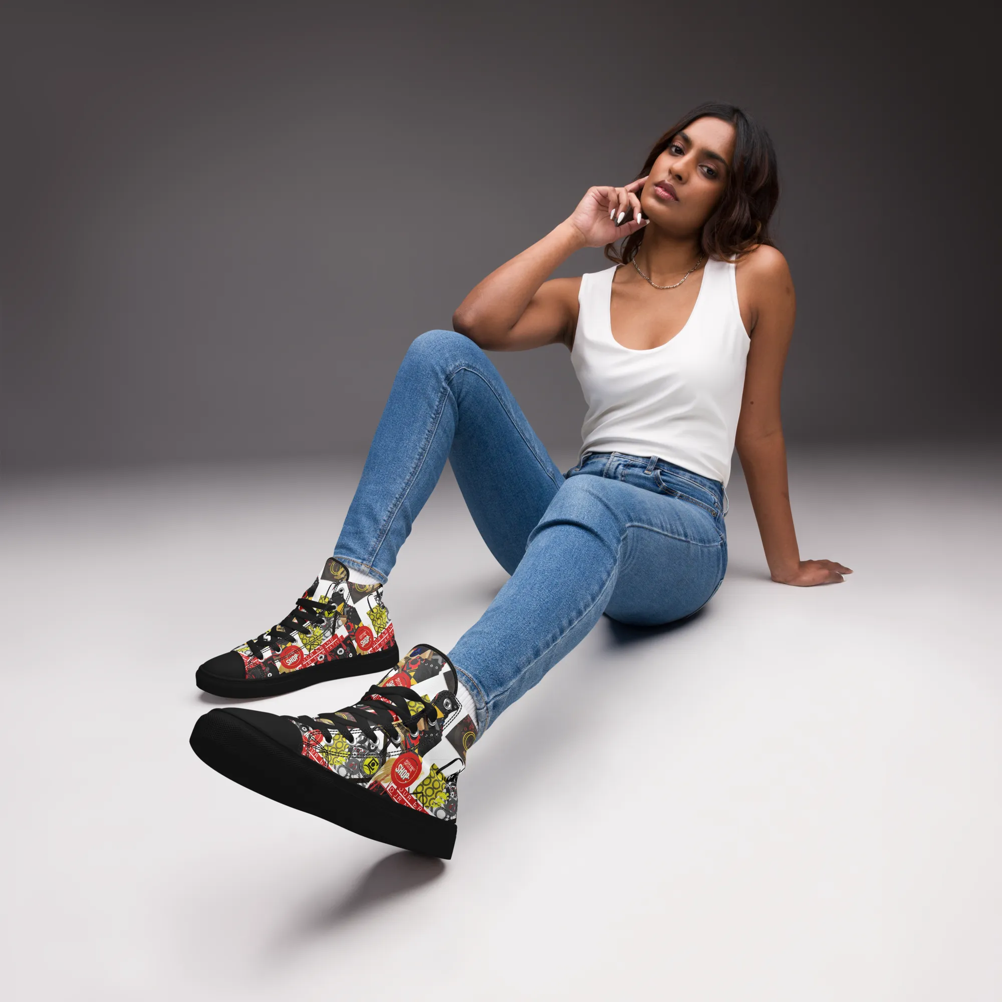 OD SIG news Women’s high top canvas shoes OP2