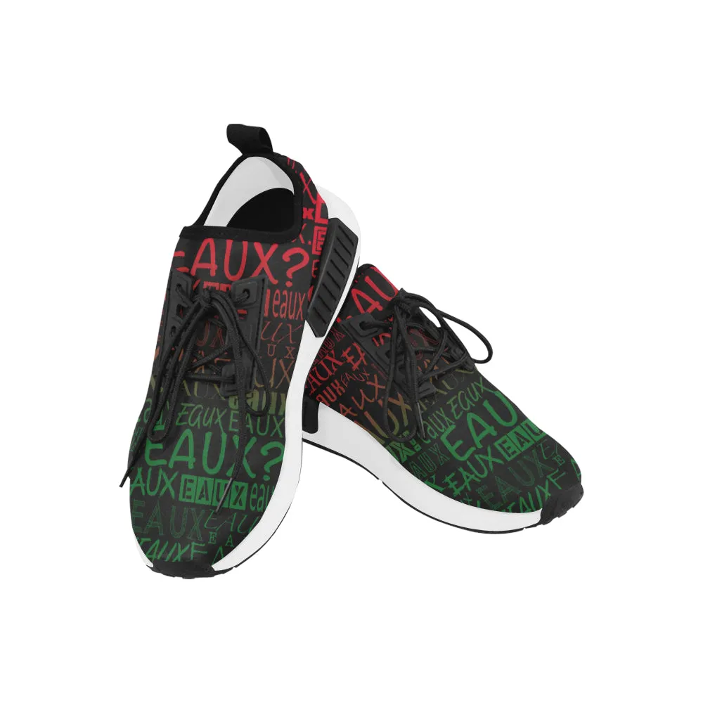 RAINBEAUX/RED/BLACK/GREEN ALLEAUXVER MEN'S RUNNING SHOES