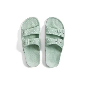 Slippers Freedom Moses White Terrazzo Sage