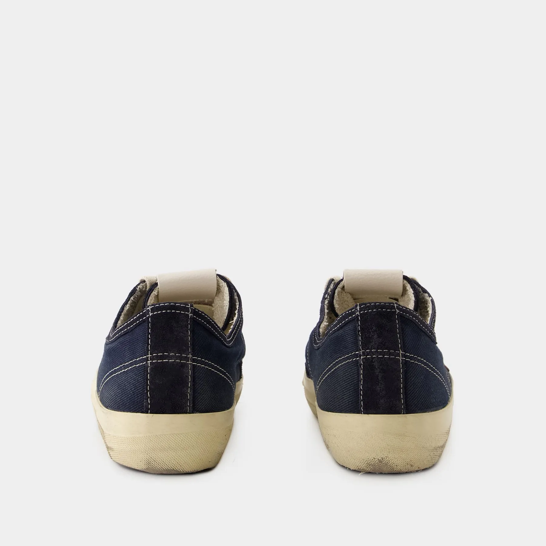 Sneakers V-Star 2 - Golden Goose - Cuir - Bleu