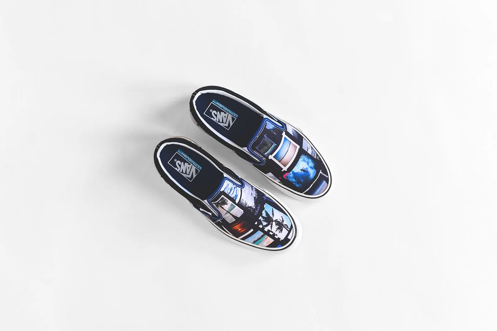 VANS X DANIEL RUSSO CLASSIC SLIP-ON SF - BLACK / BLUE