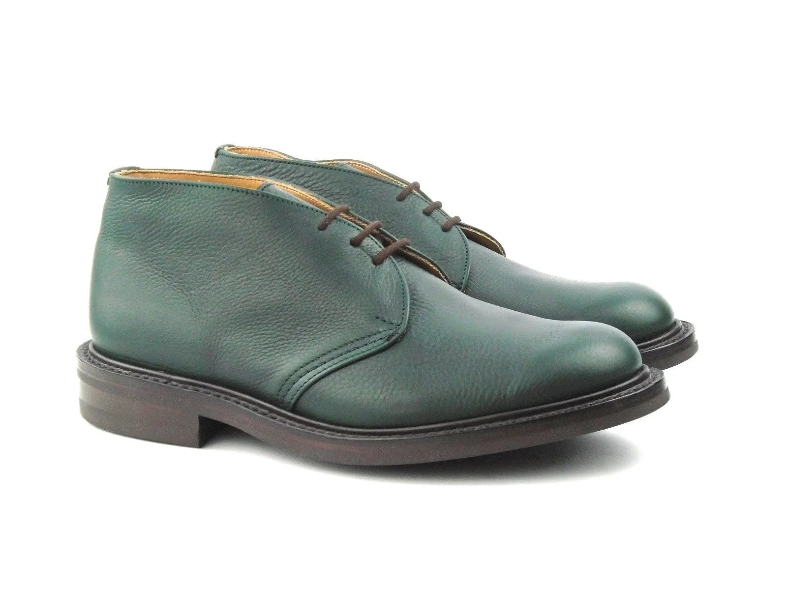 Winston Chukka Boot - Green Olivvia Scotch Grain