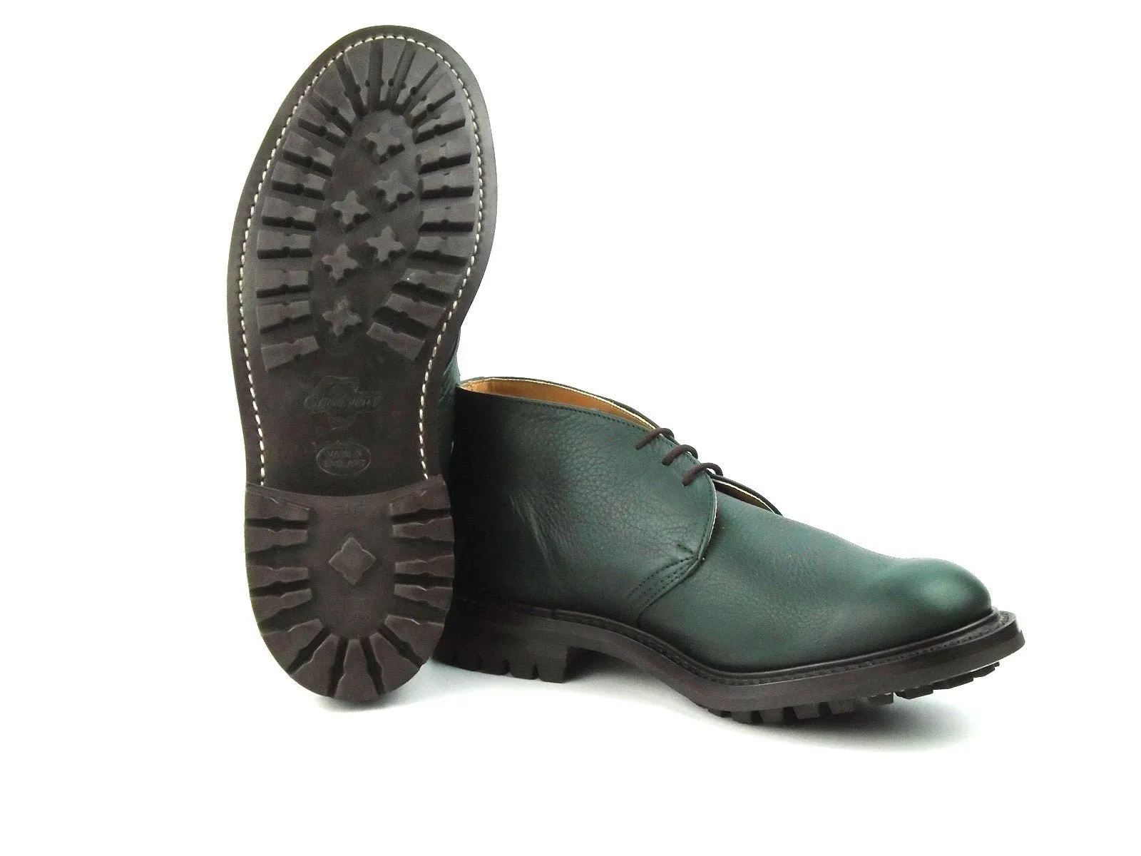 Winston Chukka Boot - Green Olivvia Scotch Grain