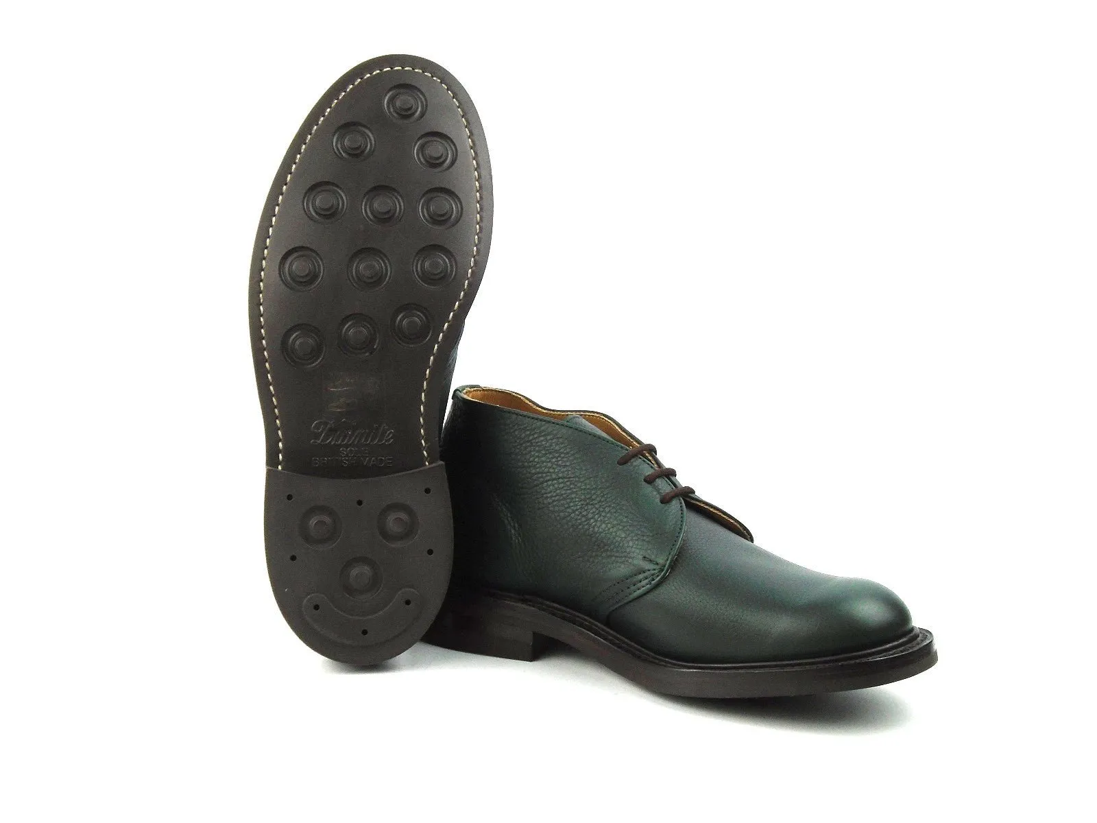 Winston Chukka Boot - Green Olivvia Scotch Grain